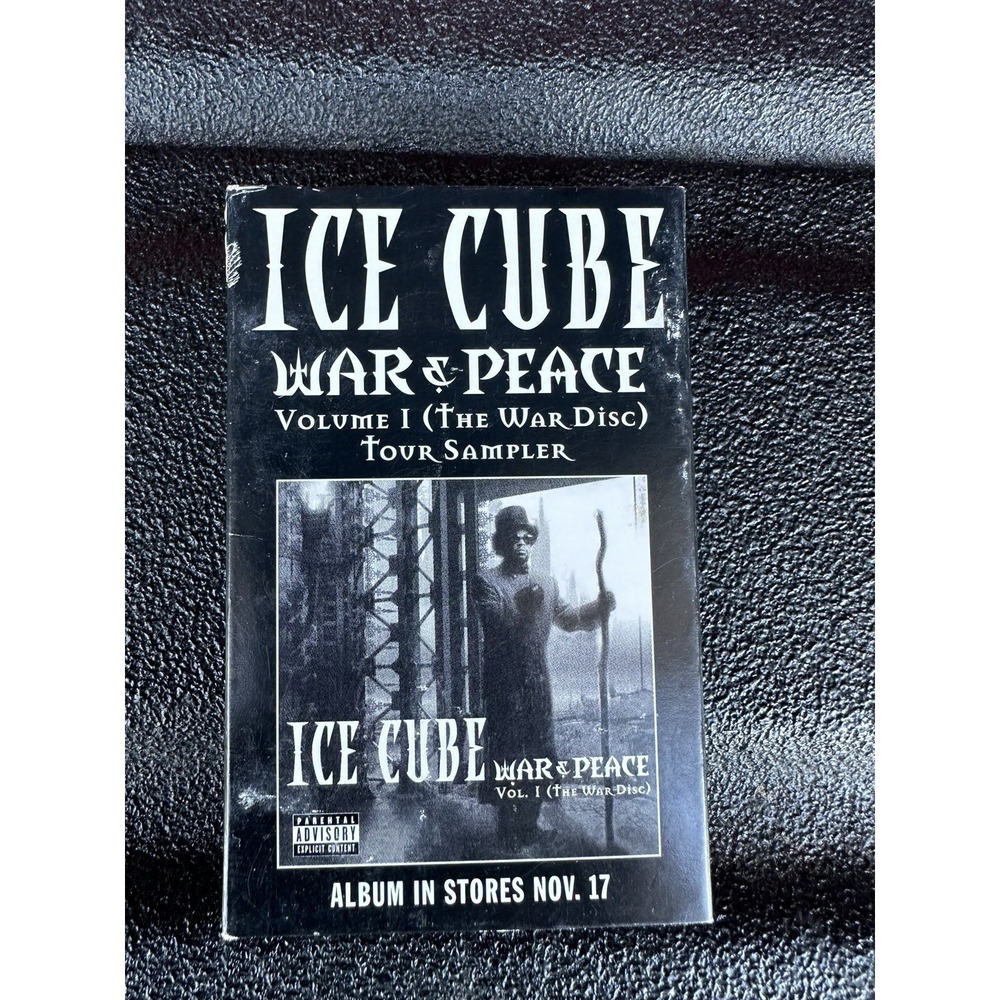 Rare-Ice Cube - War & Peace Volume 1 (The War Disc) Tour Sampler - Cassette Tape